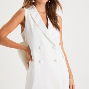 Lulu's Ivory Sleeveless Vest